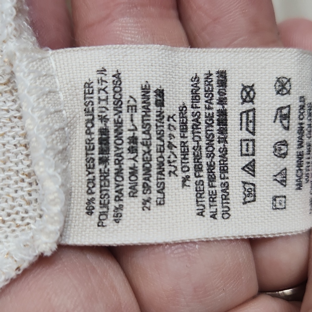 Free People Palmer Shimmer Cowl Neck Top - Picture 8 of 8